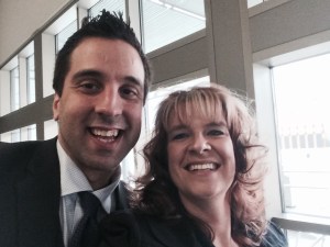 Never miss a chance to take a selfie with George Couros. He is the #selfieking! If you haven't seen his TEDtalk on #OurVoice you must!!!